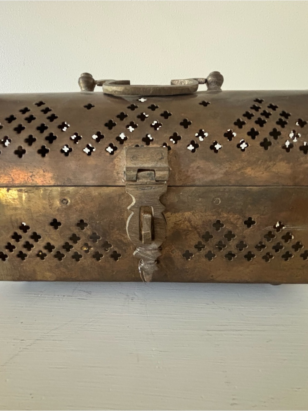 Brass trinket box